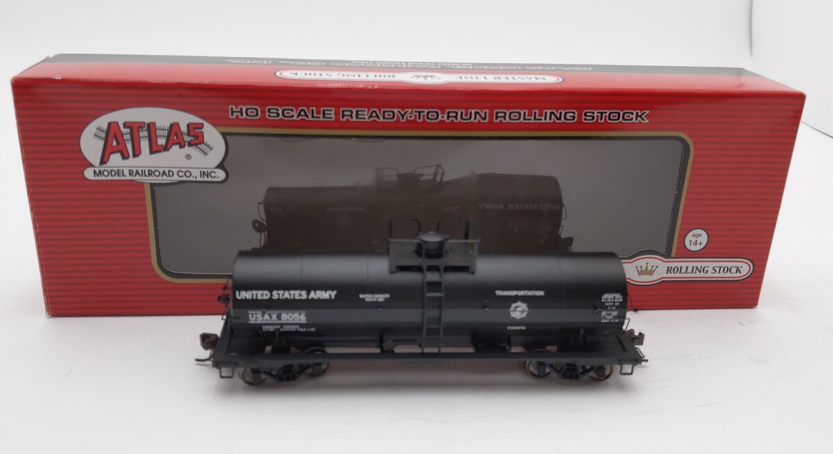 Atlas 20002655 HO United States Army 11,000 Gallon Tank Car w/o Platform #8056