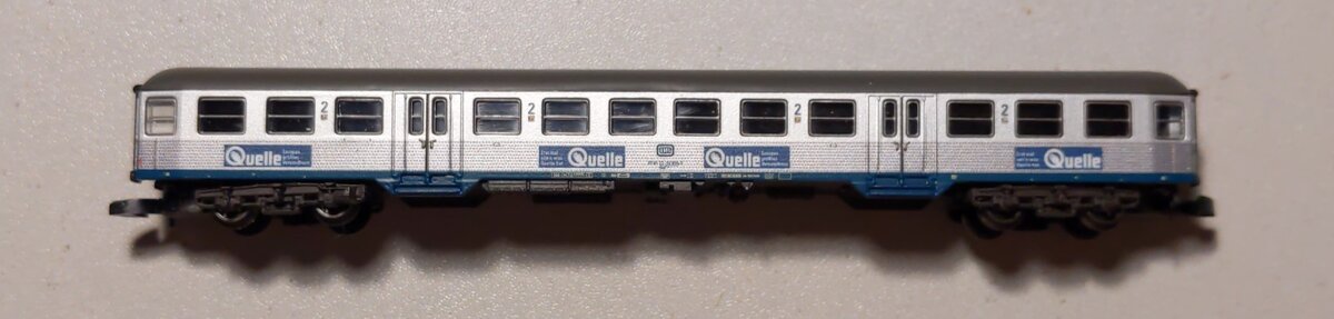Marklin 87162 Z German Federal RR DB Type Bnb 719 Commuter Passenger Car