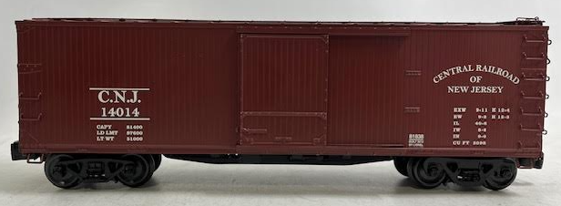 Lionel 6-81838 O Gauge Central New Jersey Double-Sheathed Boxcar #14014