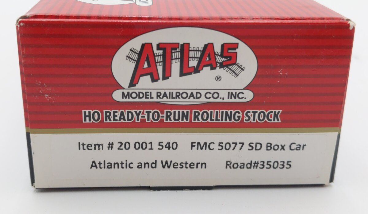 Atlas 20001540 HO Atlantic & Western FMC SD Boxcar #35035