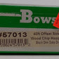 Bowser 57013 HO 70-Ton 3-Bay Offset-Side Woodchip Hopper Dim Data