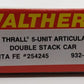 Walthers 932-3974 Santa Fe 305' Thrall 5 Unit Articulated Double Stack Car