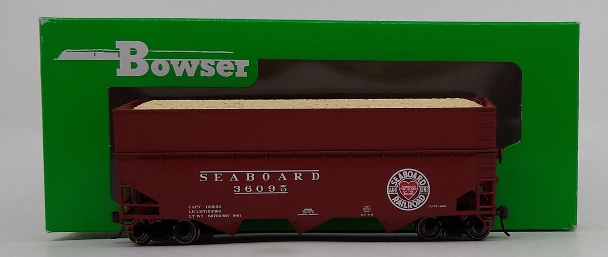 Bowser 60228 HO Seaboard Railroad 70 Ton Wood Chip Hopper Car Kit #36095