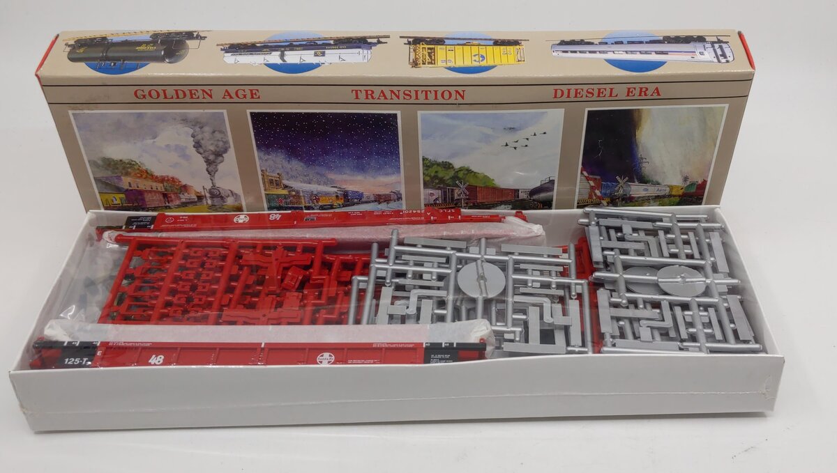 Walthers 932-3974 Santa Fe 305' Thrall 5 Unit Articulated Double Stack Car