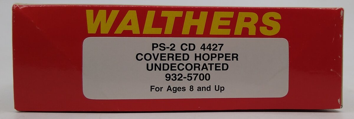 Walthers 932-5700 HO Undecorated PS-2CD 4427 Covered Hopper Kit
