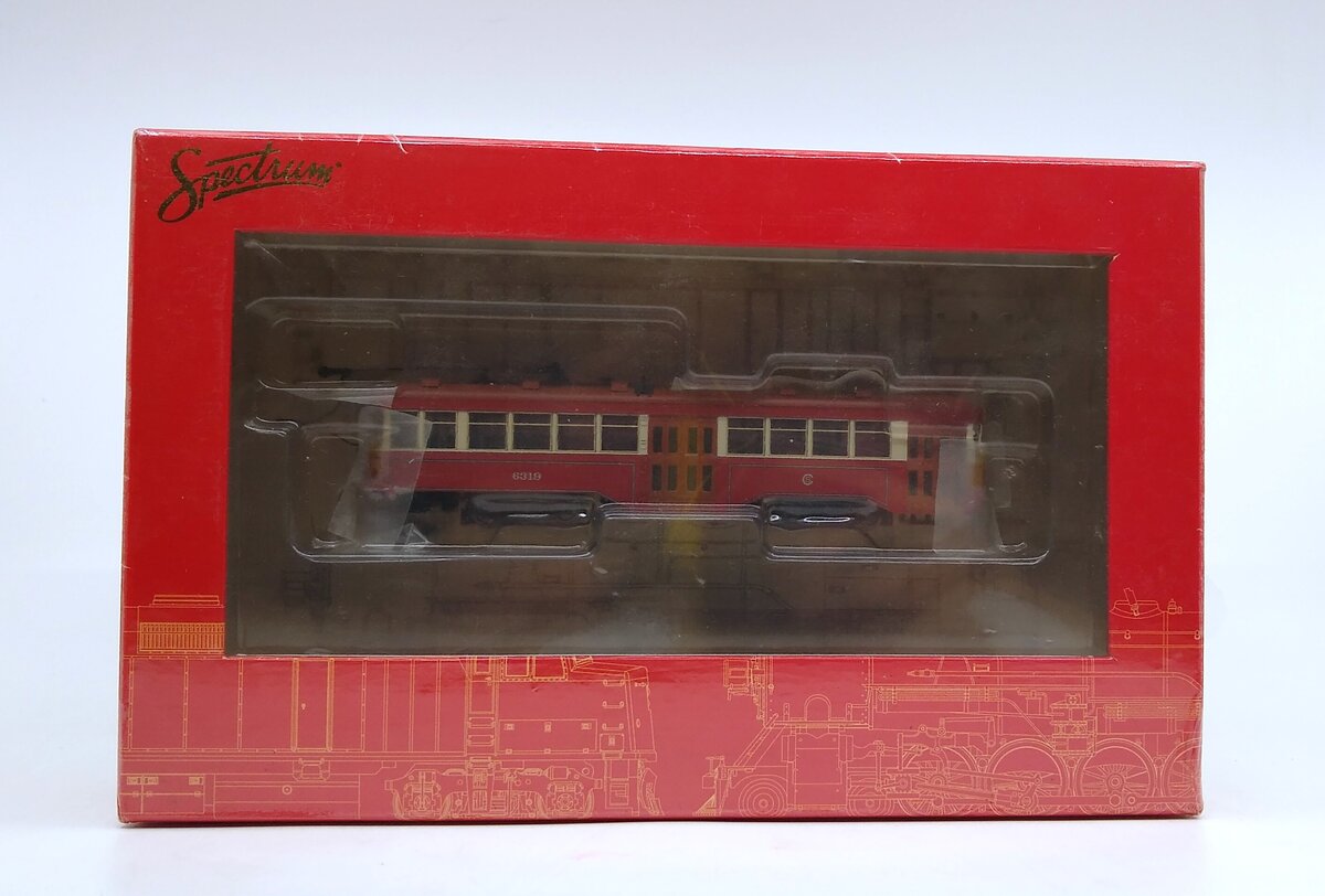 Bachmann 84602 HO Scale Chicago Surface Lines Peter Witt Street Car #6319 w/DCC