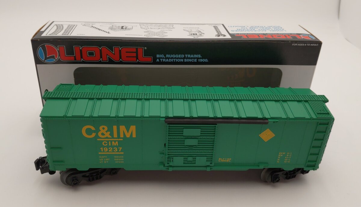 Lionel 6-19237 O Gauge Chicago & Illinois Midland Boxcar