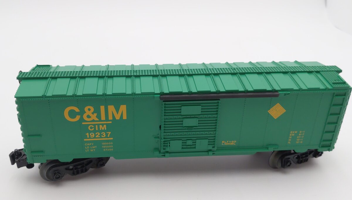 Lionel 6-19237 O Gauge Chicago & Illinois Midland Boxcar