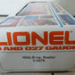 Lionel 6-9879 O Hills Bros. Coffee Billboard Reefer Car
