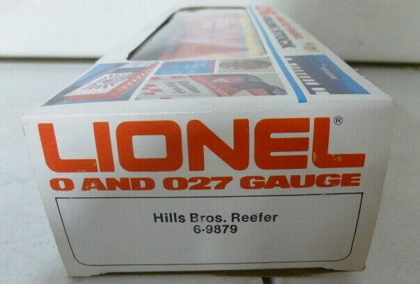 Lionel 6-9879 O Gauge Hills Bros. Coffee Billboard Reefer Car LN/Box