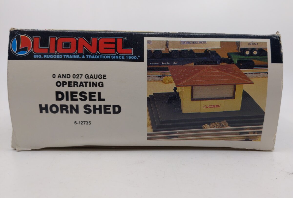 Lionel 6-12735 O Gauge Diesel Horn Shed LN/Box
