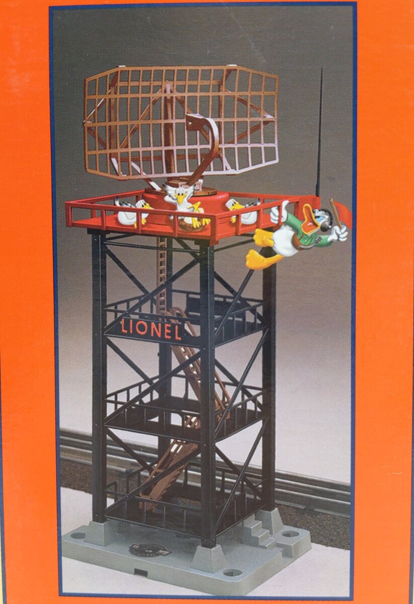 Lionel 6-12964 O Gauge Disney Donald Duck Radar Antenna LN/Box