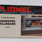 Lionel 6-12809 O Gauge Milk / RR Crossing Animated Billboard