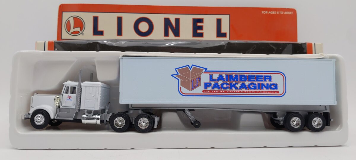 Lionel 6-12932 O Gauge Laimbeer Packaging Tractor Trailer Truck LN/Box