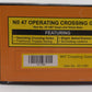 MTH 30-1080 O Gauge Crossing Gate and Signal #47