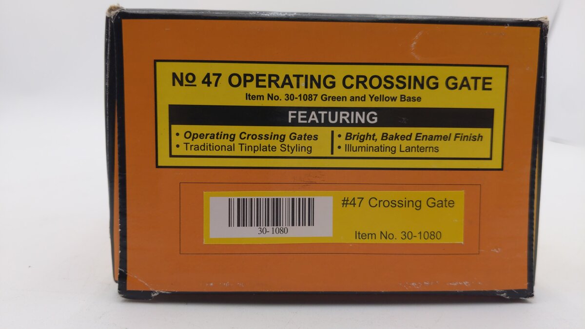MTH 30-1080 O Gauge Crossing Gate and Signal #47