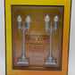 MTH 30-1082 O and O-27 Scale #580-2 Silver Teardrop Lamp (Set of 2)
