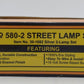 MTH 30-1082 O and O-27 Scale #580-2 Silver Teardrop Lamp (Set of 2)