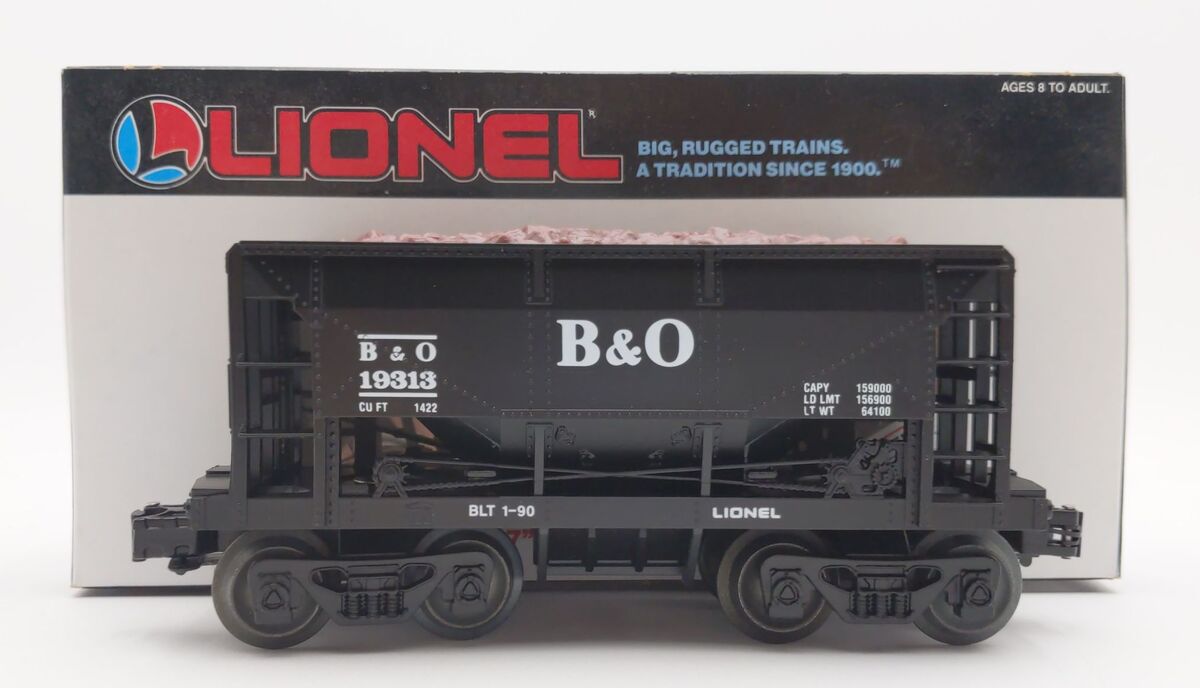 Lionel 6-19313 O Gauge Baltimore & Ohio Ore Car With Ore Load LN/Box