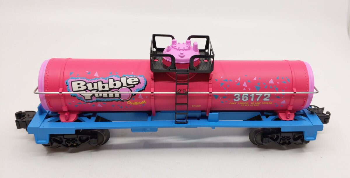 Lionel 6-36172 O Gauge Hershey's Bubble Yum Single Dome Tank Car
