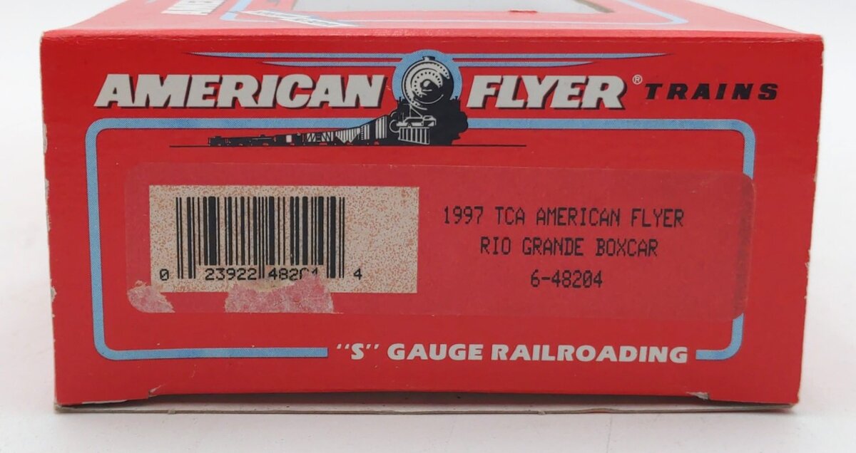 American Flyer 6-48204 S Scale Denver & Rio Grande Western TCA Boxcar #54777 LN/Box