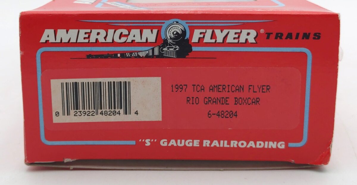 American Flyer 6-48204 S Scale Denver & Rio Grande Western TCA Boxcar #54777 LN/Box