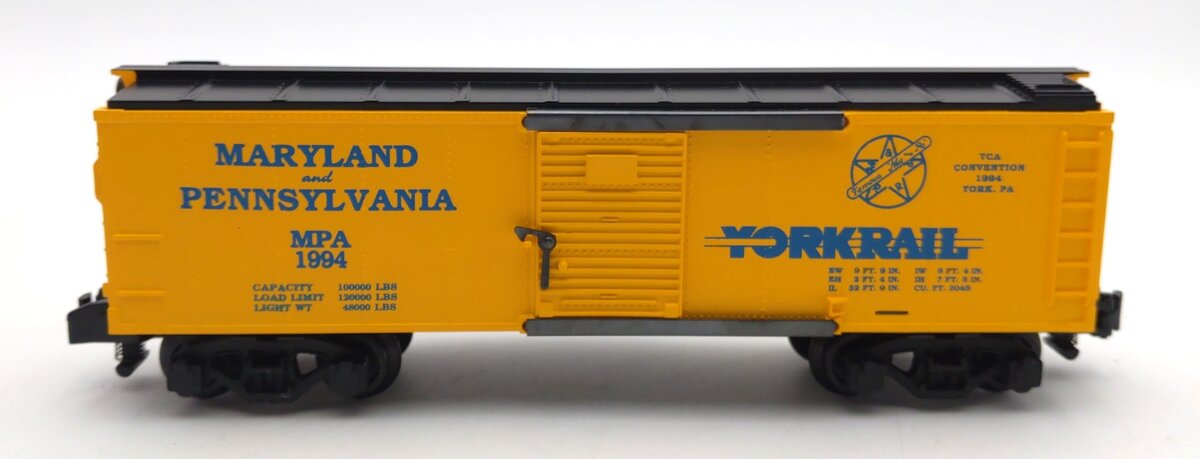 American Flyer 6-48487 S Gauge MPA 1994 TCA YorkRail Boxcar LN/Box
