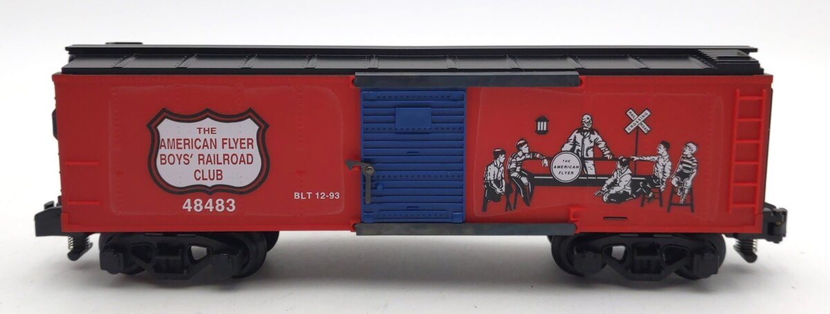 American Flyer 6-48483 S Scale Boy's Club Boxcar #48483 LN/Box