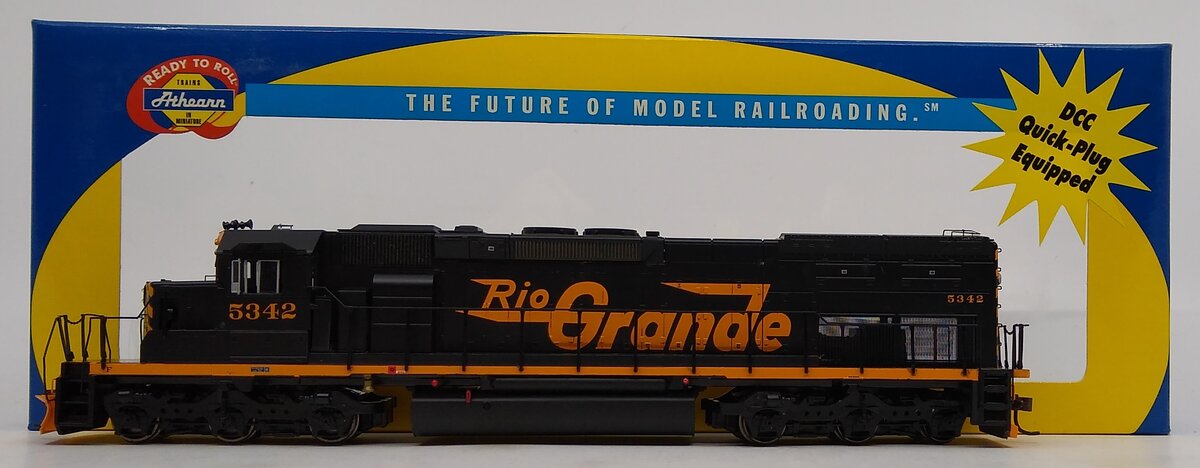 Athearn 95129 HO Scale Rio Grande SD40T-2 Diesel Locomotive #5342 LN/Box