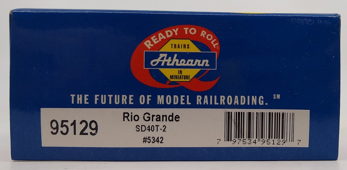 Athearn 95129 HO Scale Rio Grande SD40T-2 Diesel Locomotive #5342 LN/Box