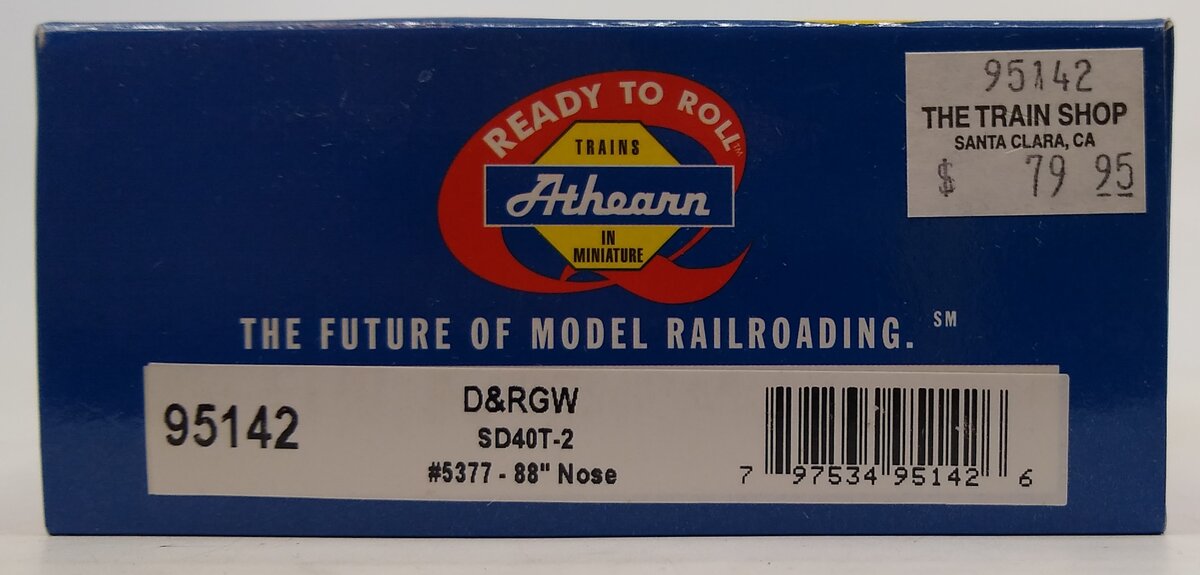 Athearn 95142 Denver & Rio Grande Western SD40T-2 Diesel Locomotive #5377