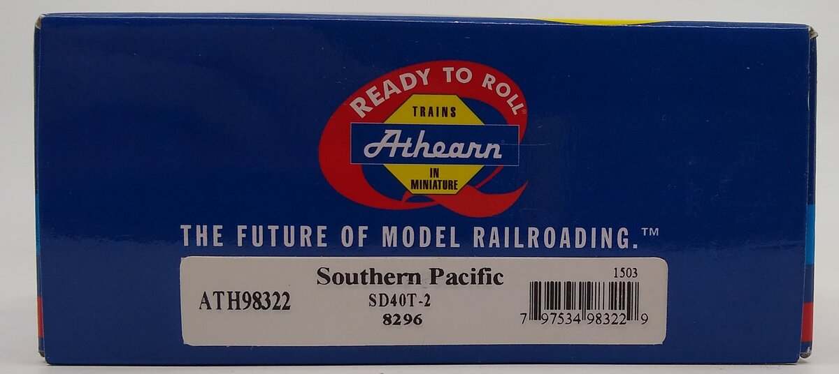Athearn 98322 HO Southern Pacific RTR SD40T-2 Diesel Locomotive #8296