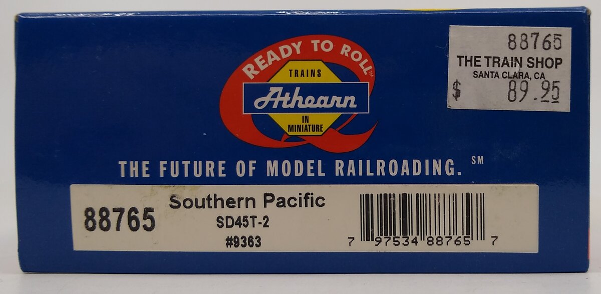 Athearn 88765 HO Southern Pacific RTR SD45T-2 Late Diesel Locomotive #9363