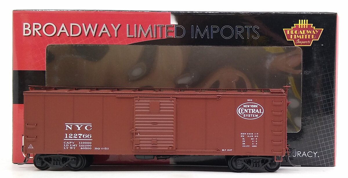 Broadway Limited 1759 HO New York Central 486 40' Steel Boxcar #122766
