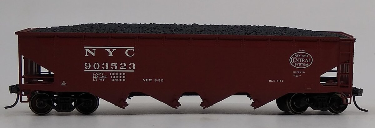 MTH 85-75024 New York Central HO Scale 70t Quad Hopper #903523