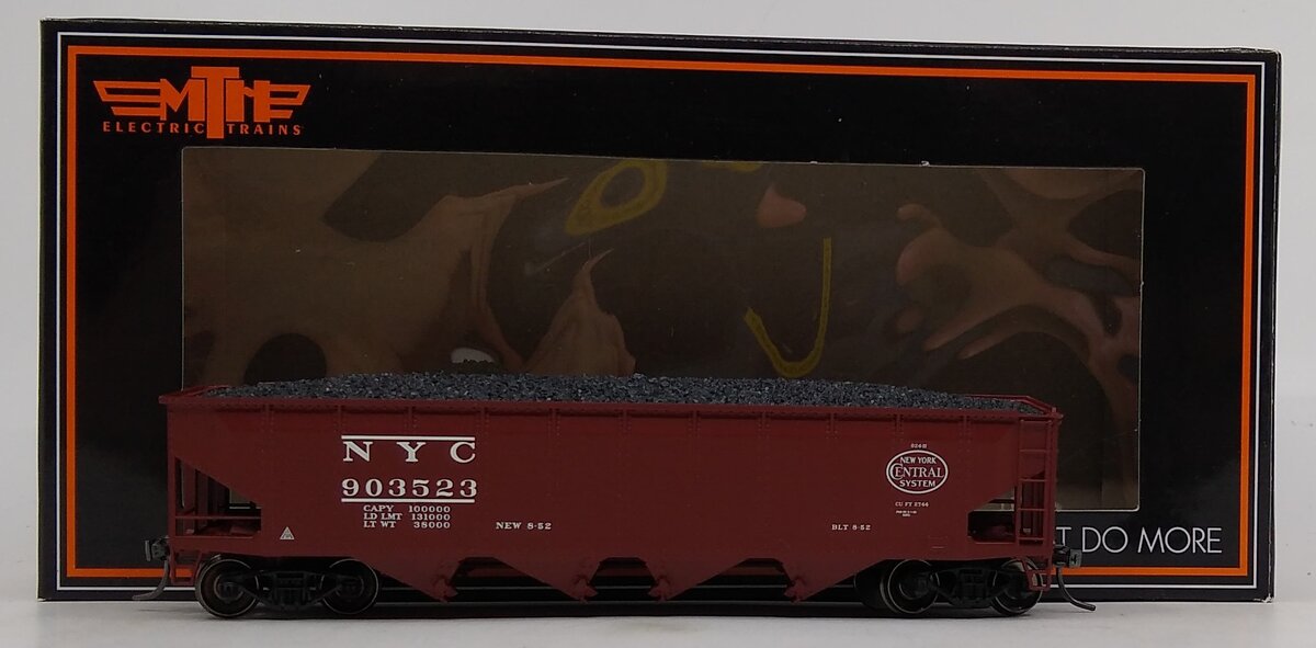 MTH 85-75024 New York Central HO Scale 70t Quad Hopper #903523