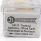 Bluford Shops 24110 N Scale Steel Transfer Caboose #X103