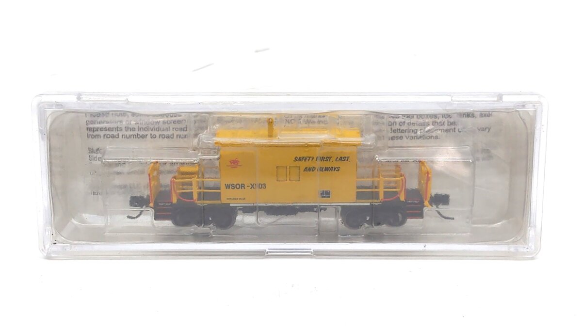 Bluford Shops 24110 N Scale Steel Transfer Caboose #X103