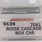 Micro-Trains 03800430 N MD&W Boise Cascade 50' Standard Plug Door Boxcar #7061