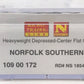 Micro-Trains 10900172 N NS Heavyweight Depressed Center Flatcar #185404