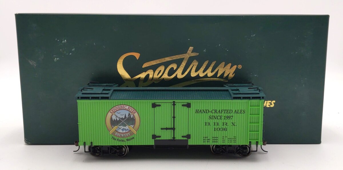 Bachmann 27468 On30 Kennebec River Brewery Billboard Reefer #1036 LN/Box