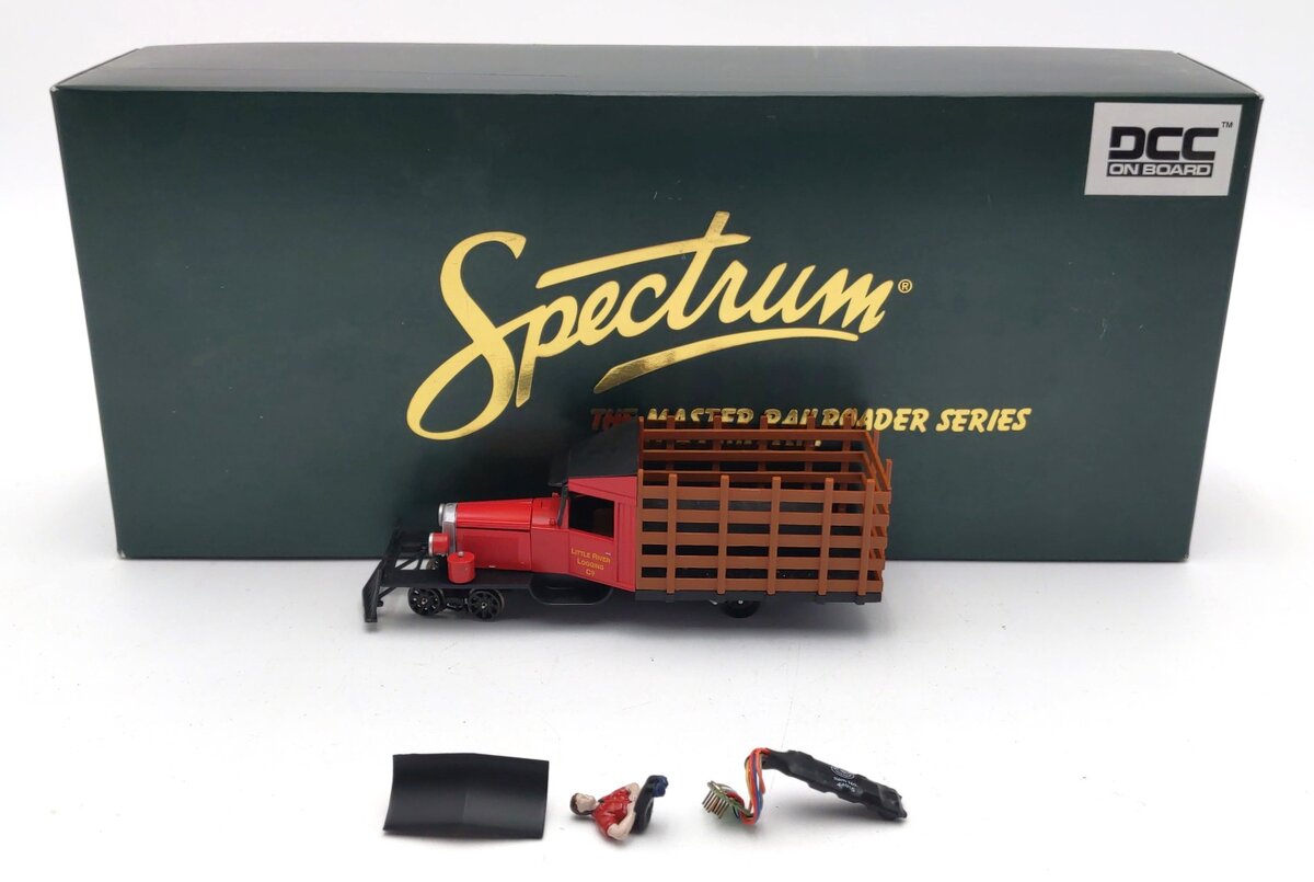 Bachmann 29163 On30 Scale Little River Logging Company Rail Truck with DCC