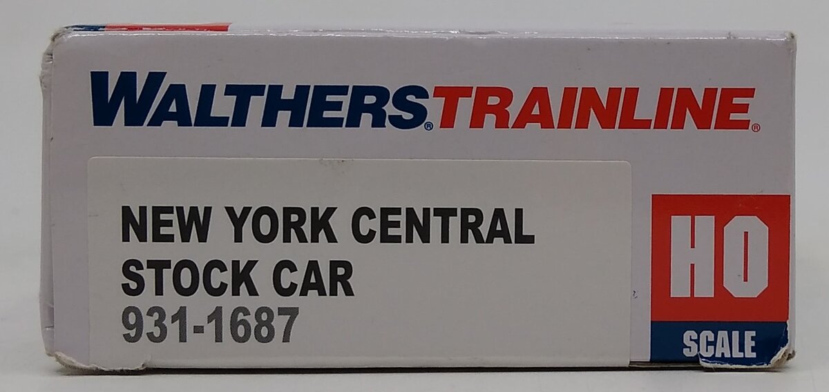 Walthers 931-1687 HO New York Central 40'''' Stock Car #3121 - Ready to Run