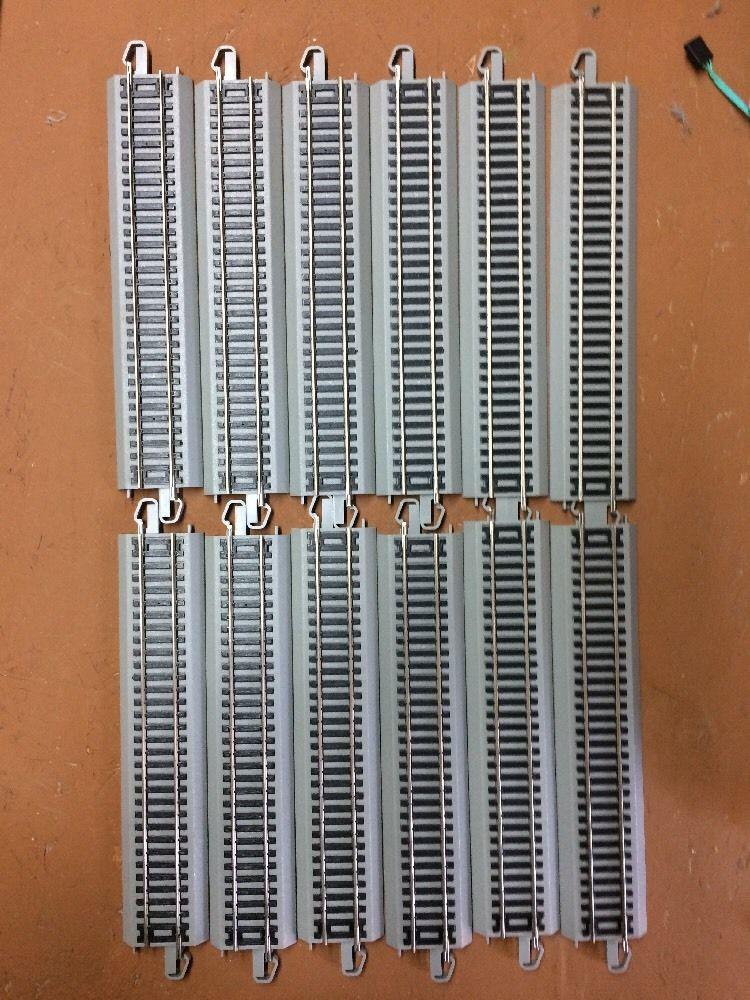 Bachmann 92123-A4 HO Nickel Silver Straight E-Z Track Section(10)