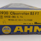 AHM 6402 HO Santa Fe 1930 85 Ft Observation Passenger Car #3241