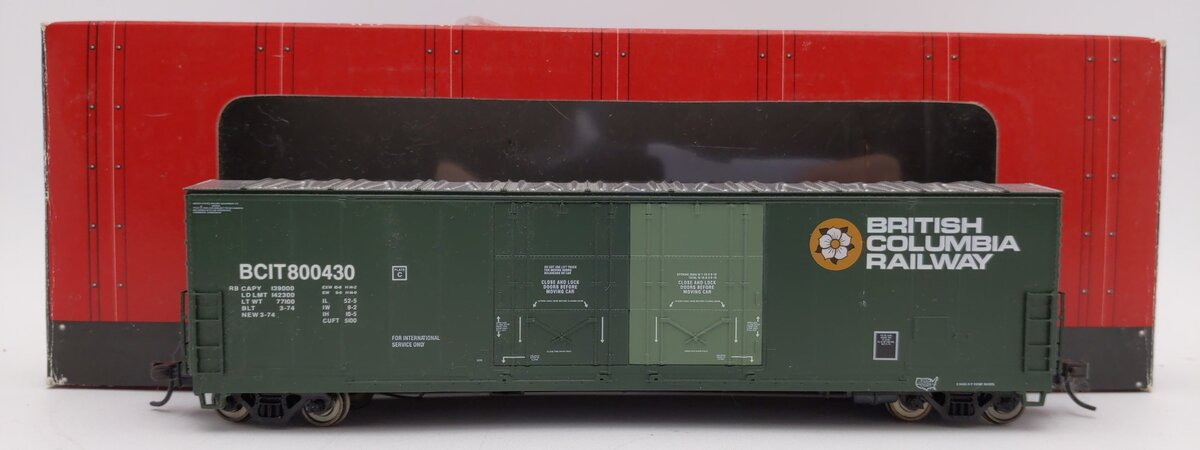 Atlas 1756-5 HO Scale BCIT Evans Double Plug Door Boxcar #800430 LN/Box