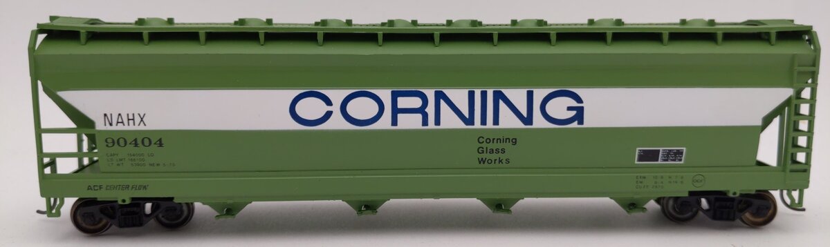 Bachmann 17545 HO Corning 56' ACF Center-Flow Covered Hopper