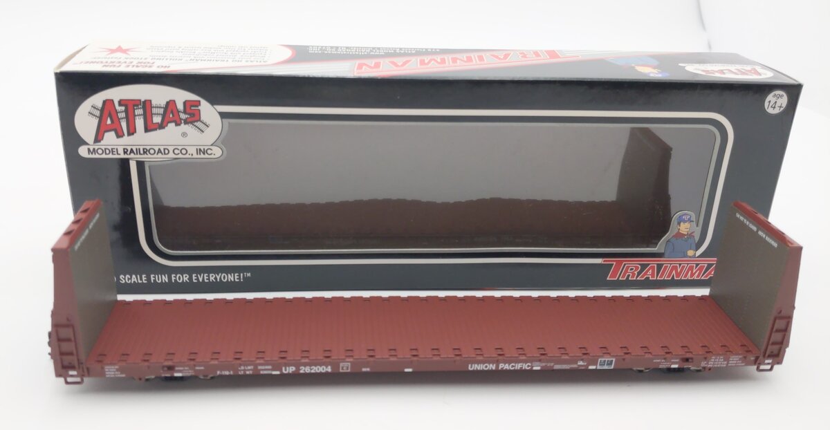 Atlas 20000389 HO Scale Union Pacific Bulkhead Flatcar #262004