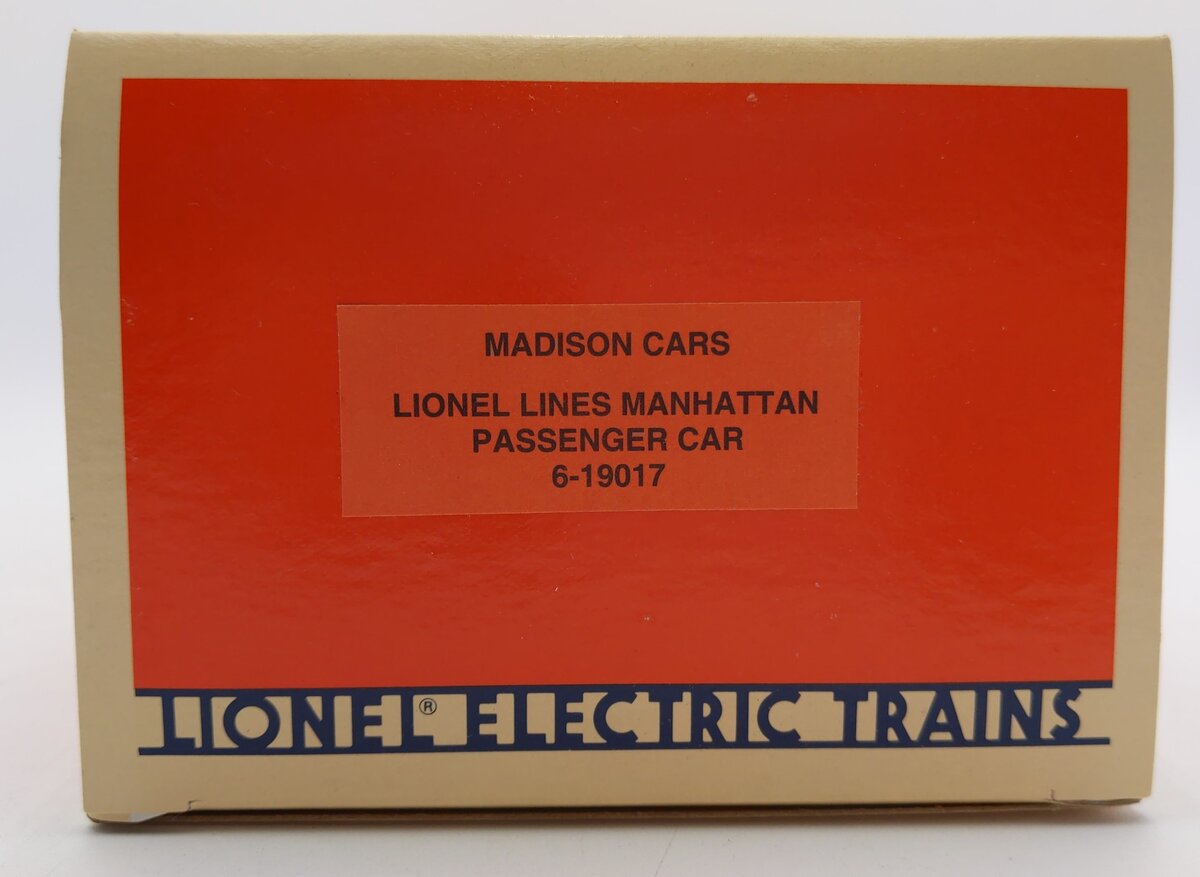 Lionel 6-19017 O Gauge Lionel Lines Manhattan Passenger Car #9017 LN/Box