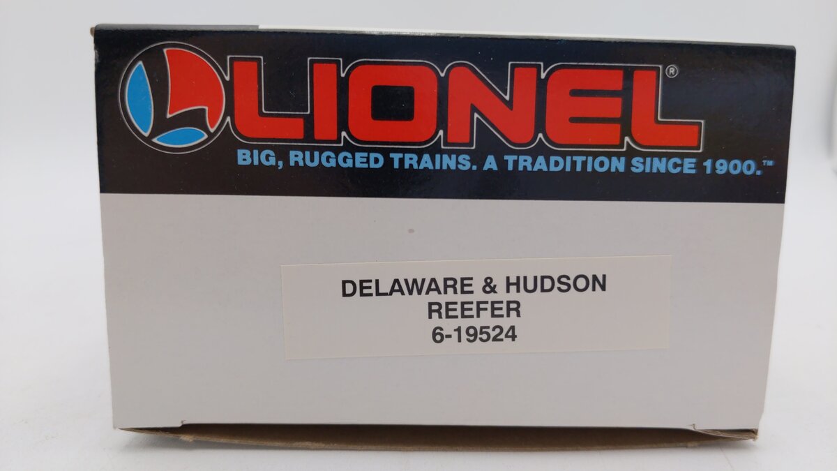 Lionel 6-19524 O Gauge Delaware & Hudson Refrigerator Car #19524 LN/Box